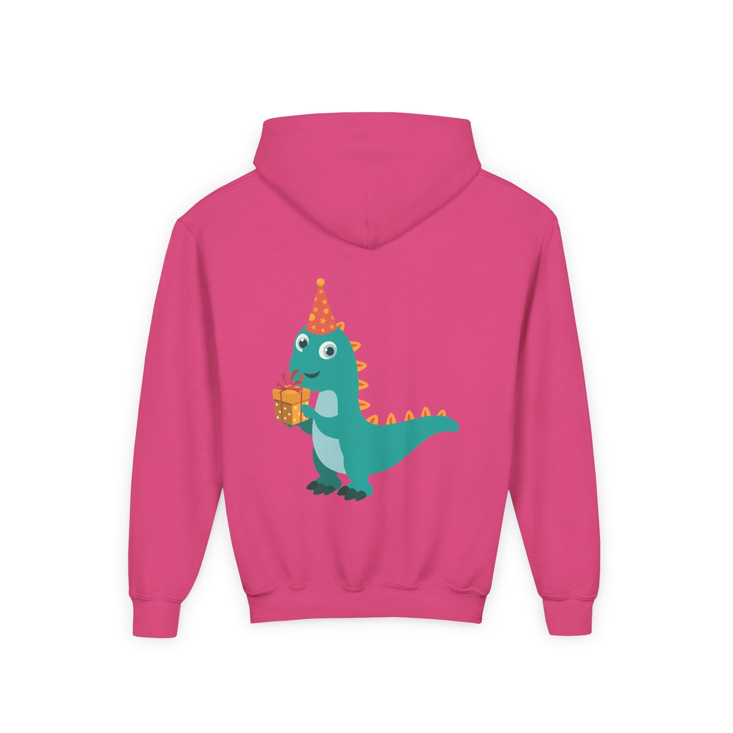 Fun Dinosaur Kids Party Hoodie | Train Design | True North
