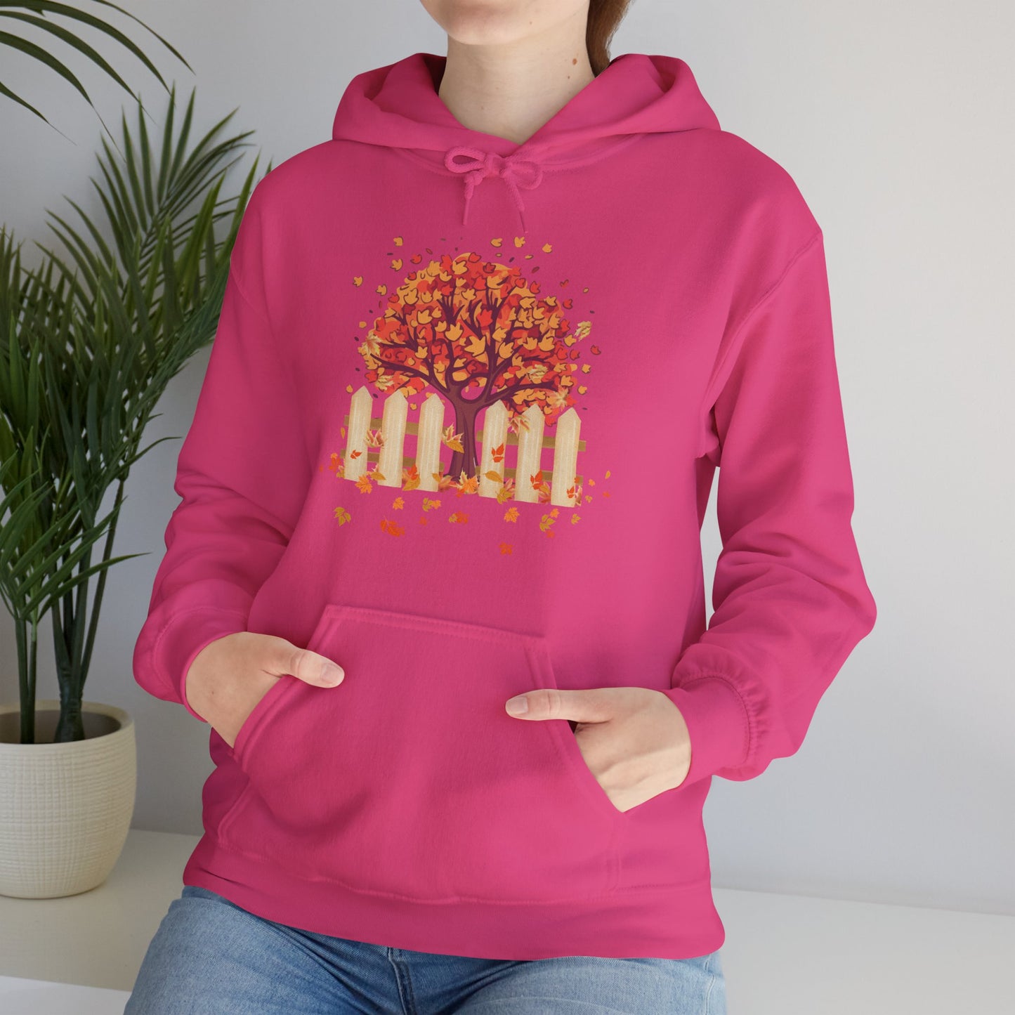 Autumn Tree Hoodie | Thanksgiving Gift, Nature-Inspired Casual Wear | True North