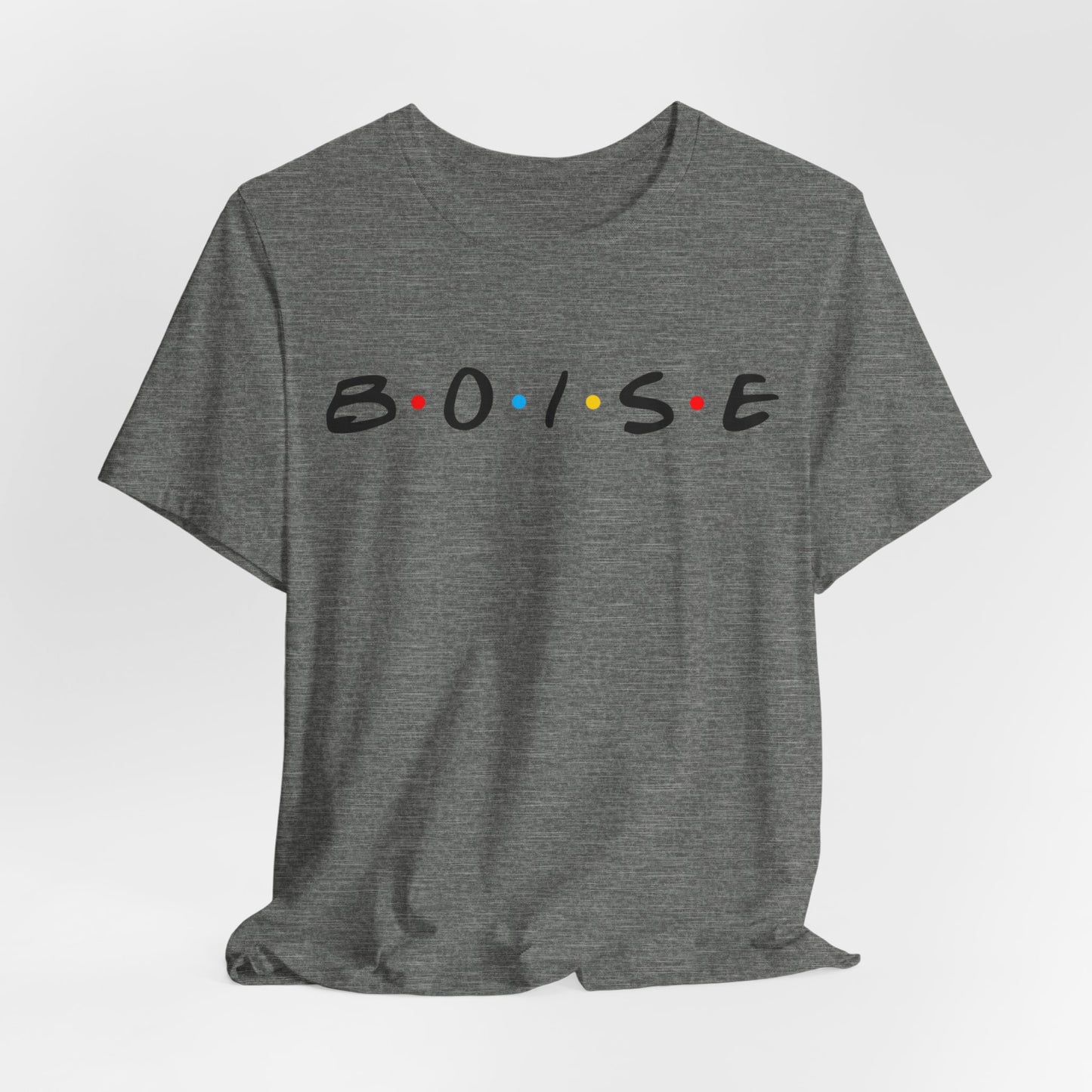Boise Retro Friends-Style Tee — City Name Graphic T-Shirt