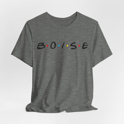 Boise Retro Friends-Style Tee — City Name Graphic T-Shirt