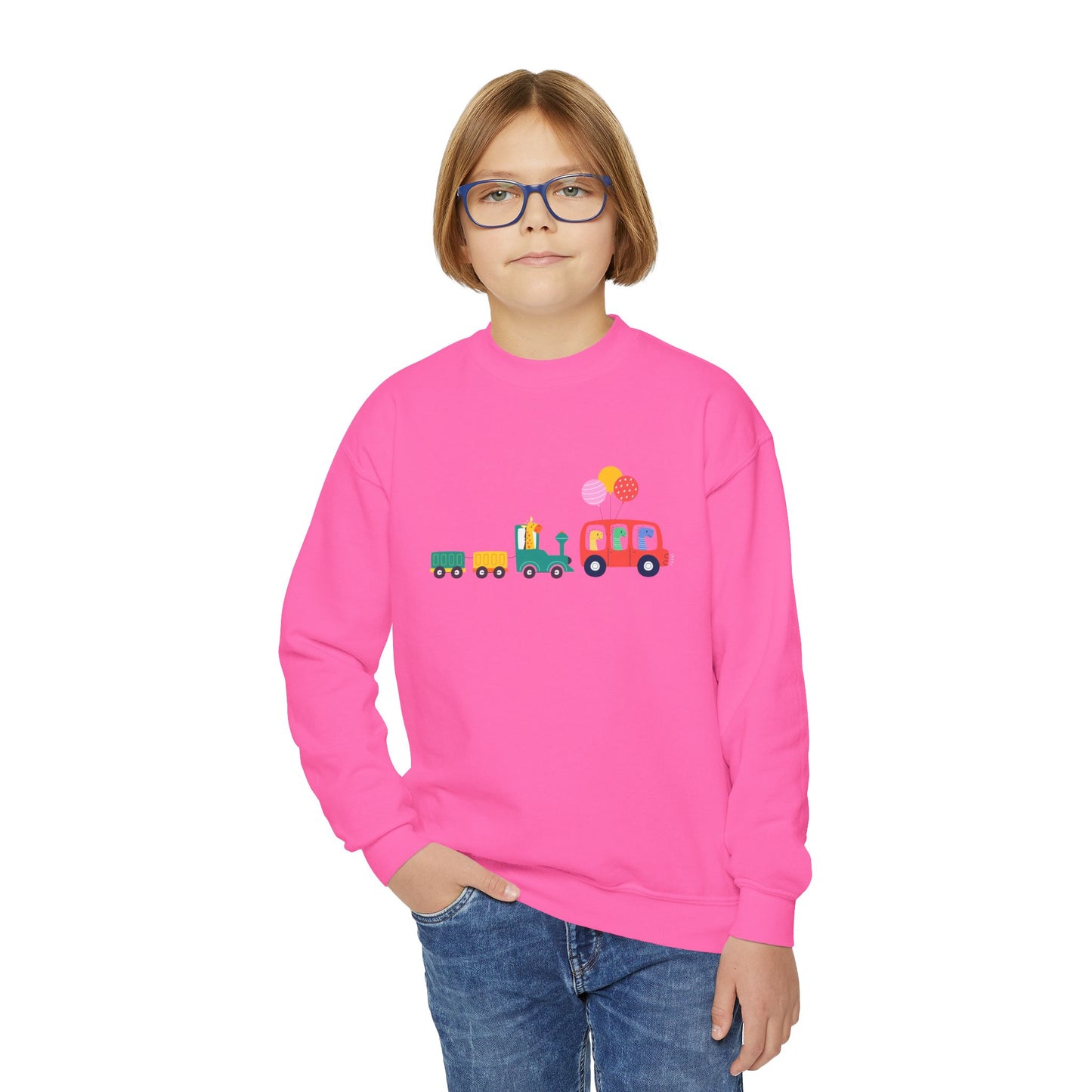Colorful Vehicles Sweatshirt | Dino & Train | True North