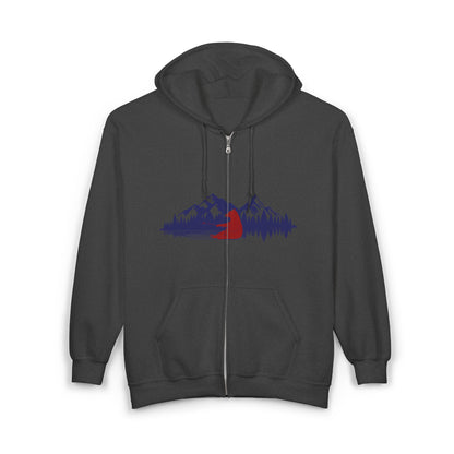 Heavy Blend Full Zip Hooded Sweatshirt | Cozy Layer for Outdoors Adventures | True North