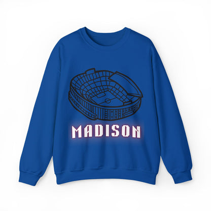 Madison Stadium Unisex Crewneck Sweatshirt | Soft Cotton Fit | True North
