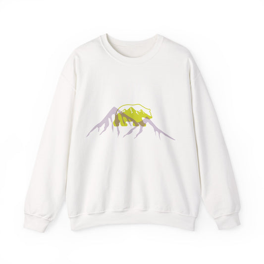Mountain Vibes Crewneck Sweatshirt | Ski Trips, Hiking, and Travel | True North
