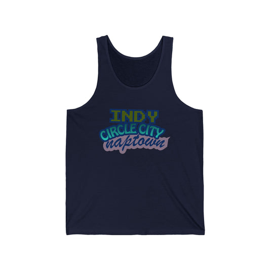 Indy Circle City Naptown Men/Unisex Tank Top | Retro Indianapolis  | True North