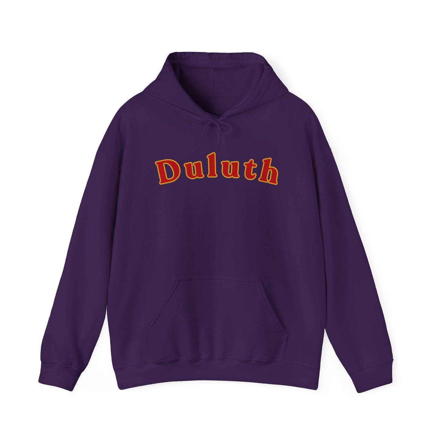 Duluth Retro Arch Hoodie — Vintage College-Style Pullover