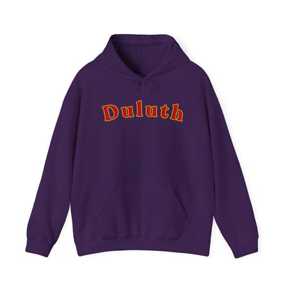 Duluth Retro Arch Hoodie — Vintage College-Style Pullover