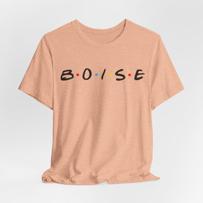 Boise Retro Friends-Style Tee — City Name Graphic T-Shirt
