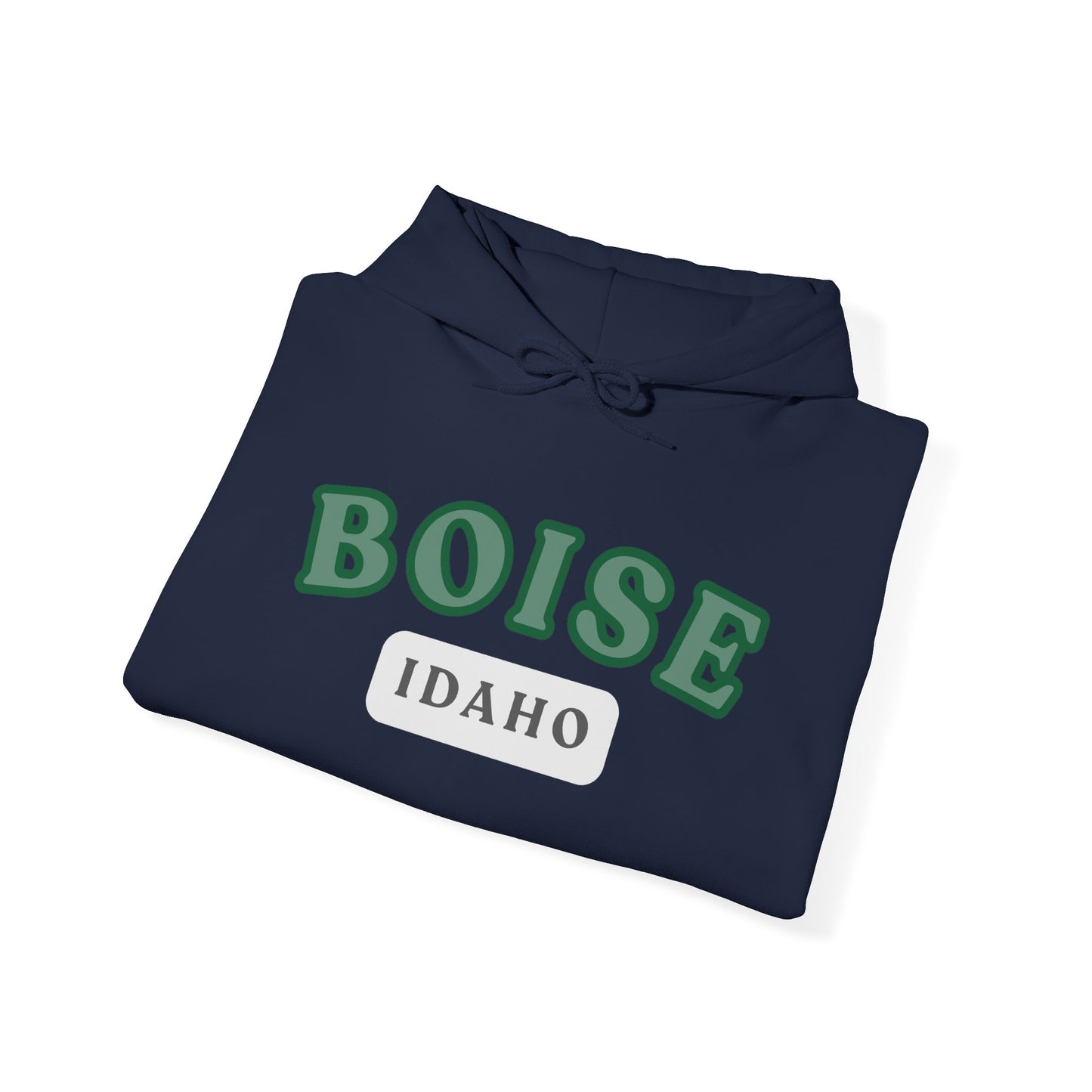 Boise Idaho Arch Hoodie — Vintage Collegiate City Pullover