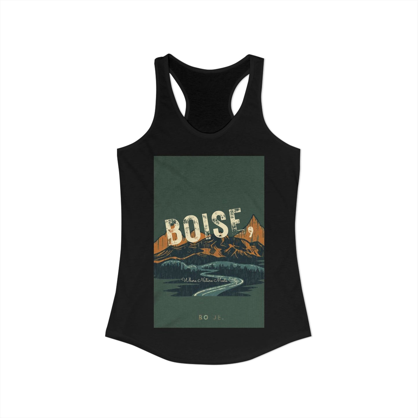 Women's Ideal Racerback Tank BOISE