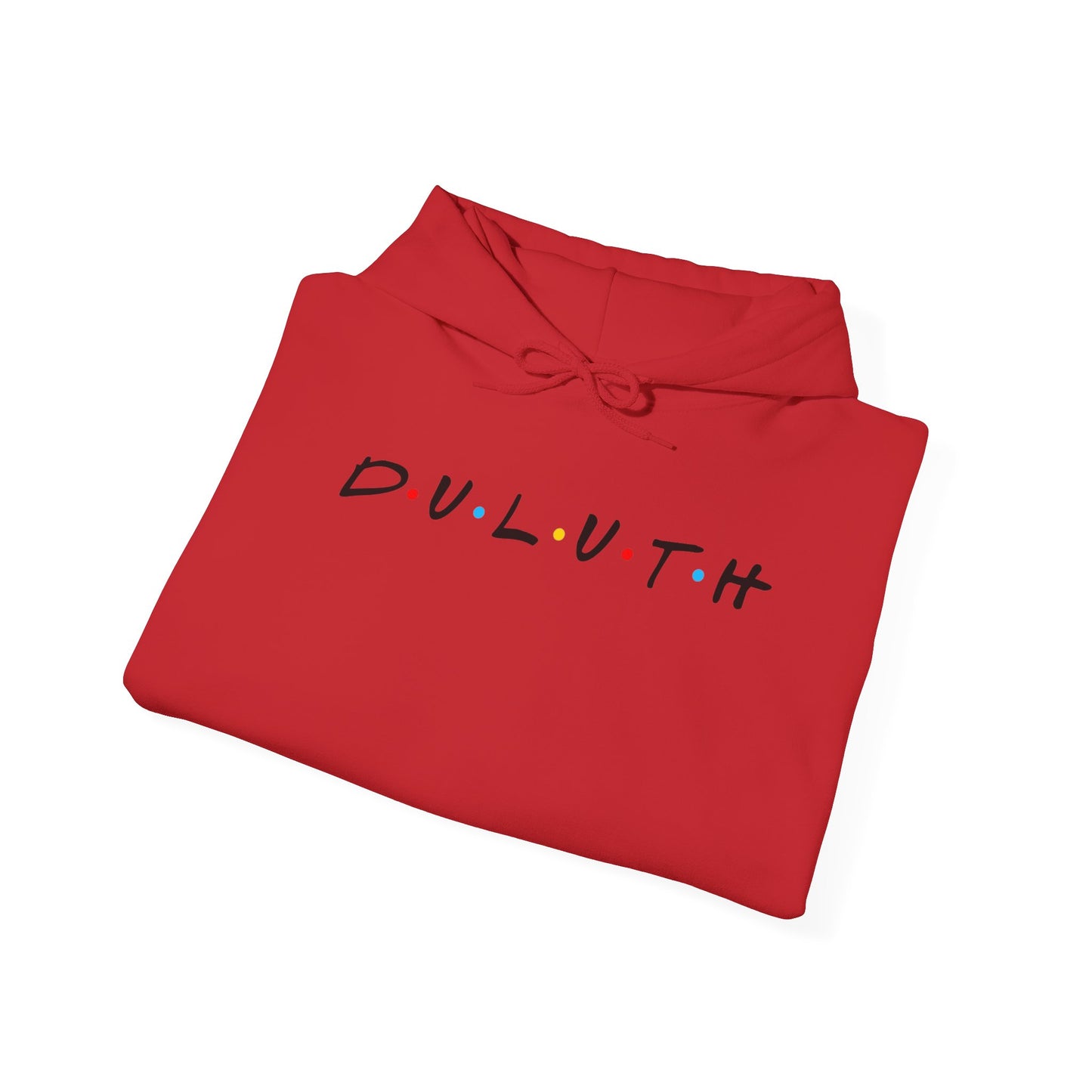 Duluth Hoodie — Minimal Friends-Style City Logo Pullover