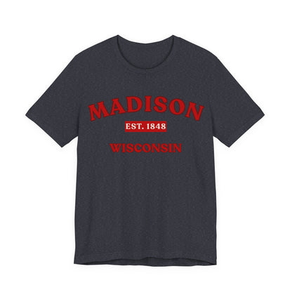 Madison Wisconsin Established 1848 JERSEY Tee