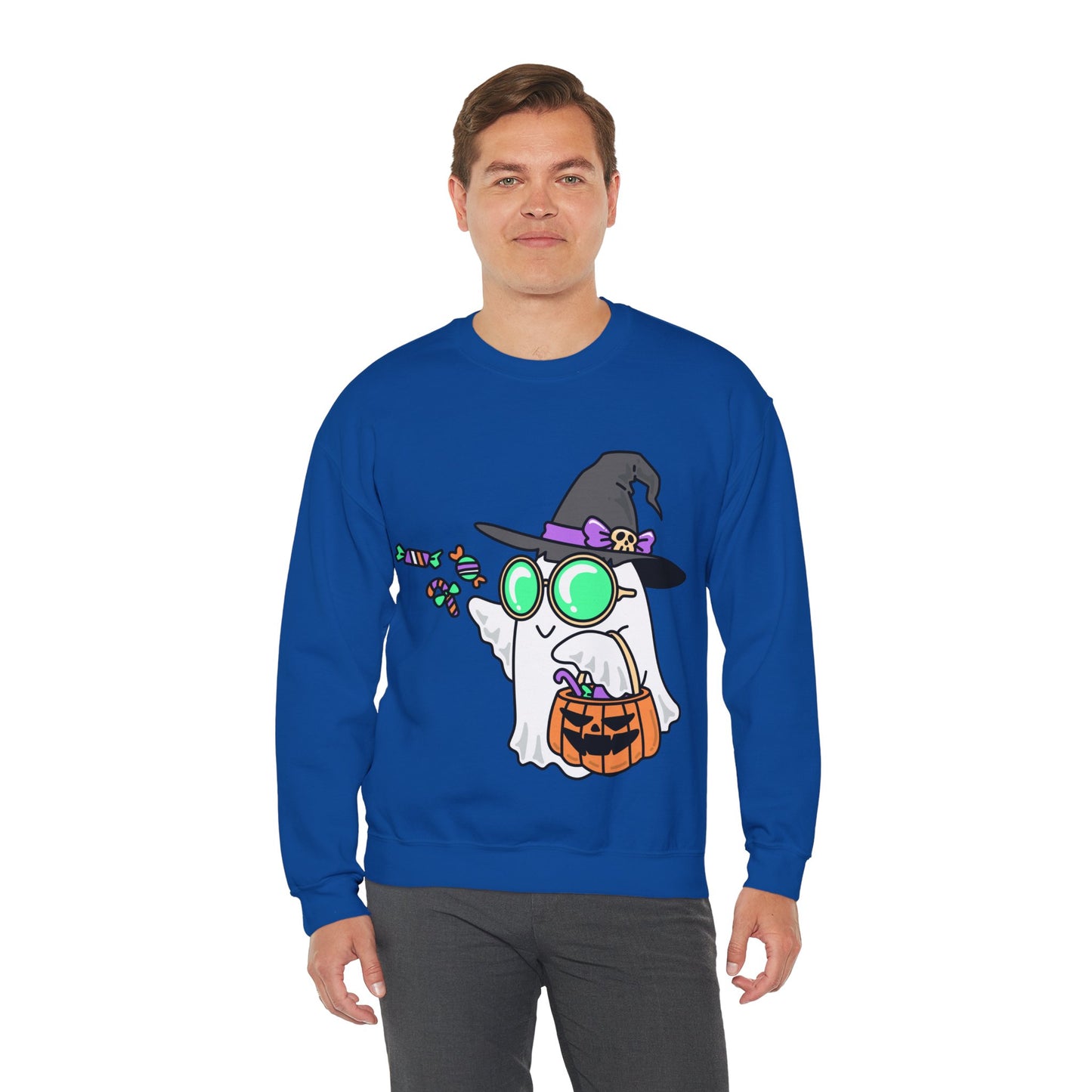 Halloween Ghost Crewneck Sweatshirt | True North
