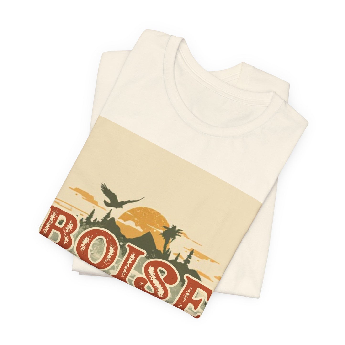 Boise Idaho Retro Sunset T-Shirt