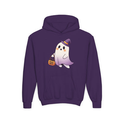 Youth Ghost Hoodie for Halloween | Comfy Fall Sweatshirt | True North