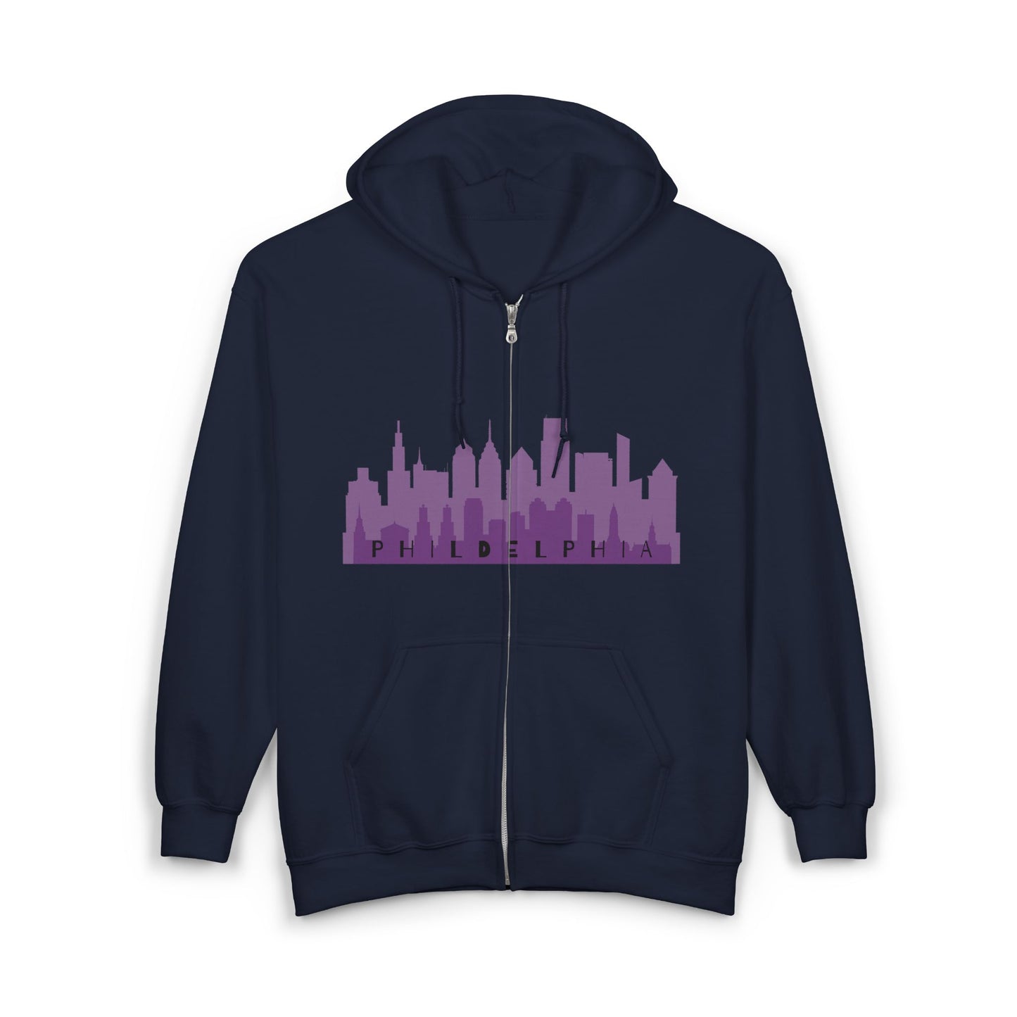 Philadelphia Skyline Zip Hoodie | City Lovers | True North
