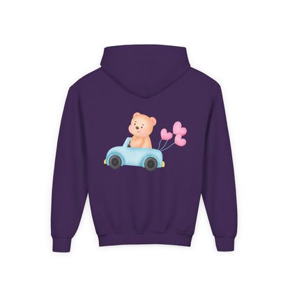 Cute Car-Themed Youth Hoodie | Adorable Sweatshirt | True North
