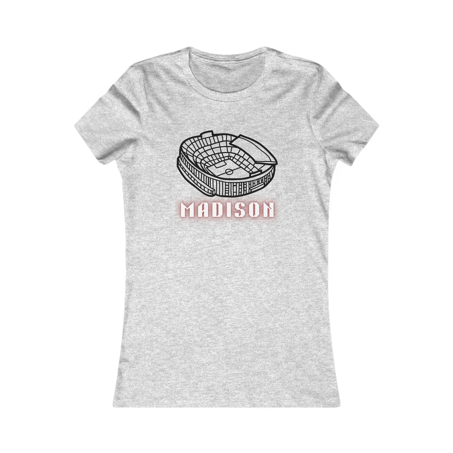 Stadium Map Tee — 'Madison' Women's Graphic T-Shirt
