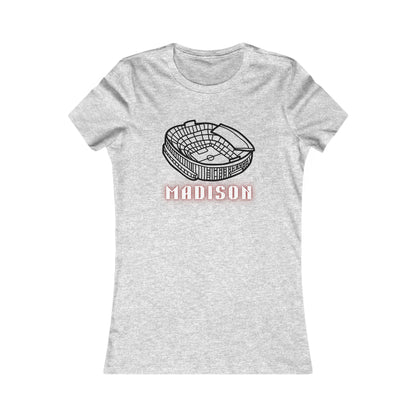 Stadium Map Tee — 'Madison' Women's Graphic T-Shirt