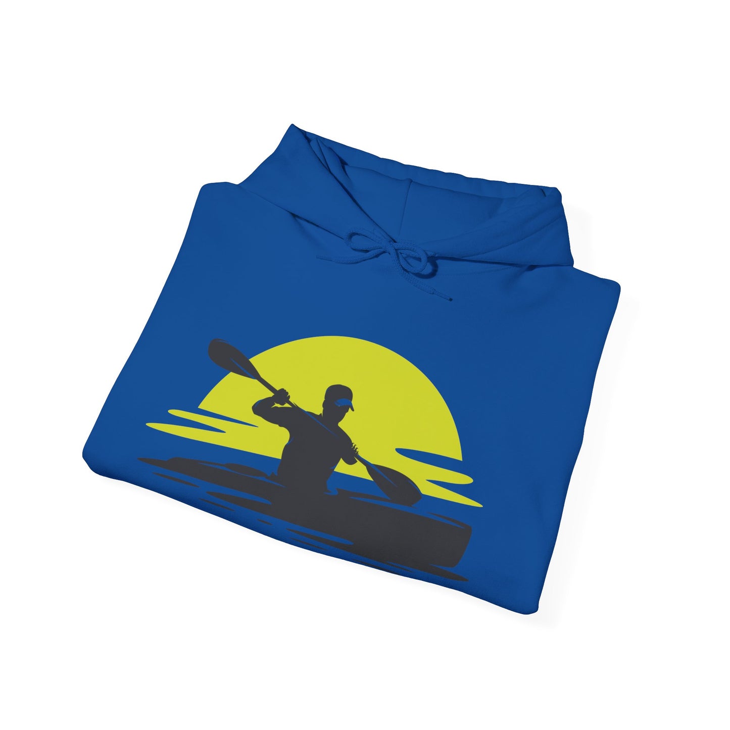 Sunset Kayaker Hooded Sweatshirt | Kayaking Lovers | True North