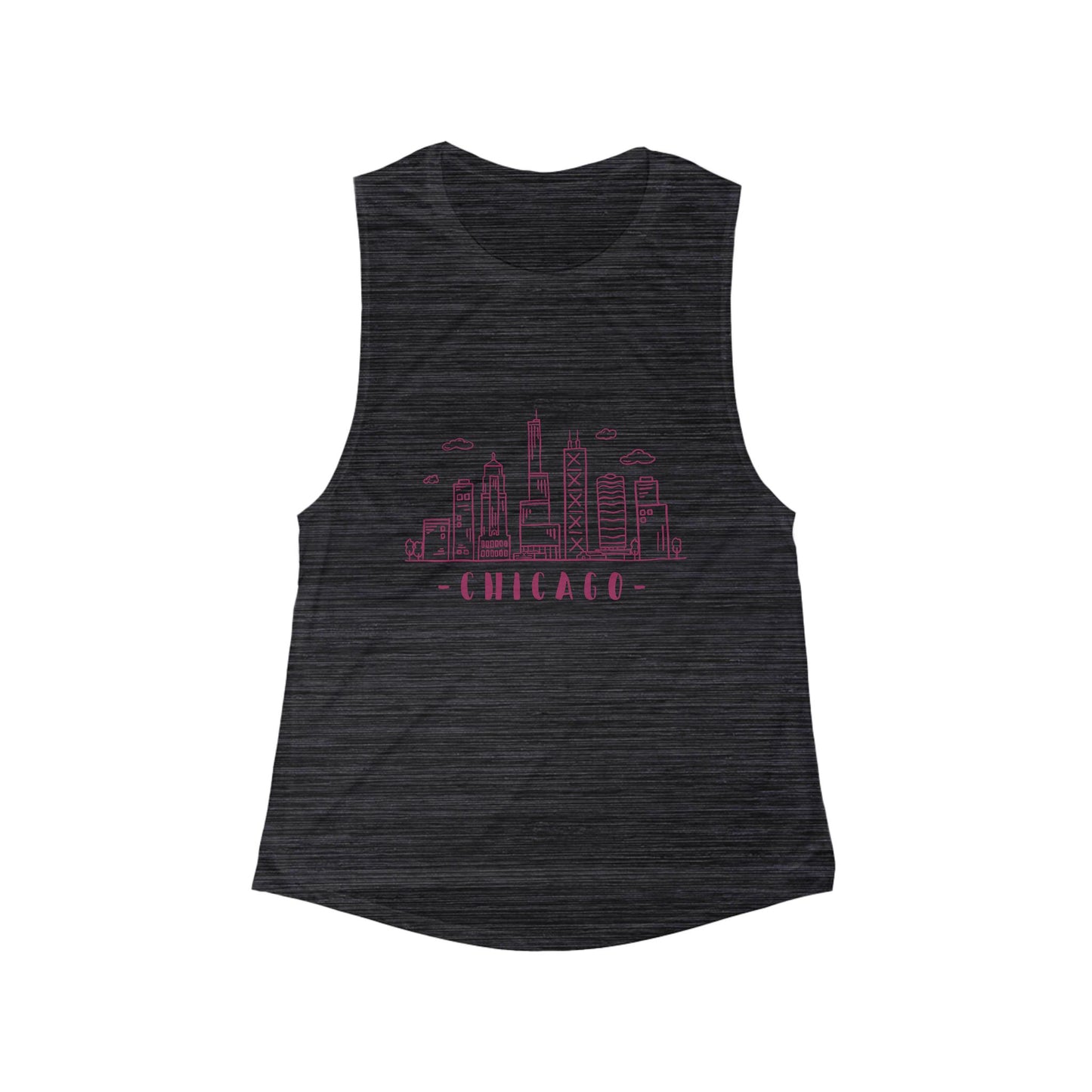 Chicago City | Women’s Flowy Scoop Muscle Tank | True North