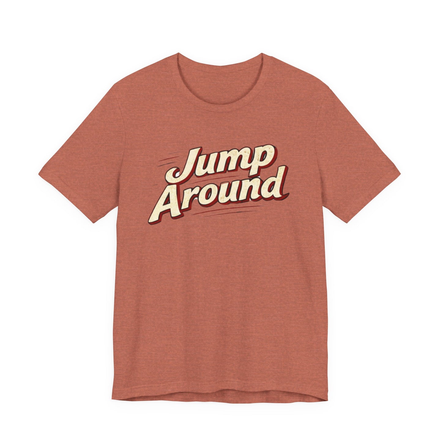 Jump Around Vintage Graphic Tee — Retro Dance Party JERSEY T‑Shirt MADISON