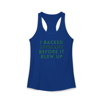 Women's Ideal Racerback Tank SPOKANE