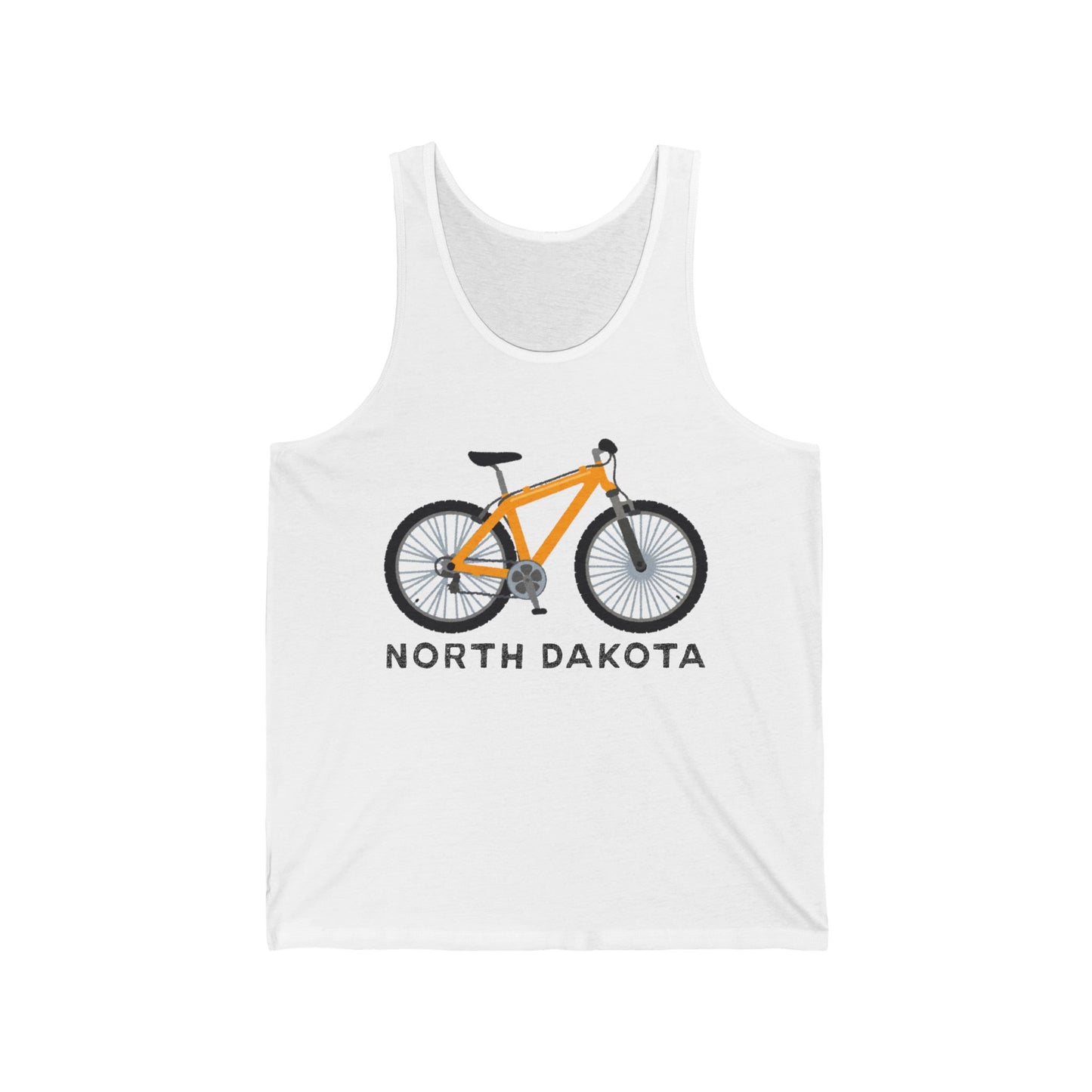 North Dakota Men/Unisex Tank Top | Mountain Bike | True North