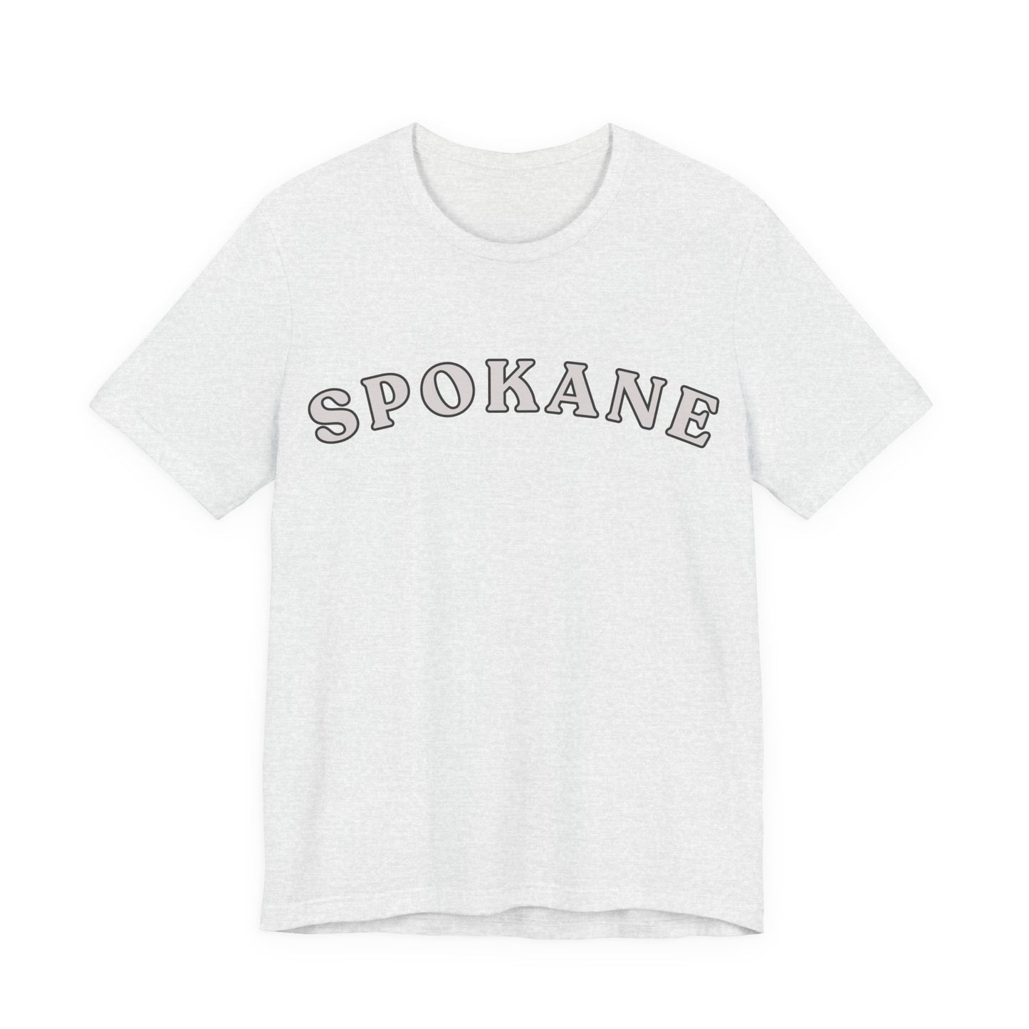 Spokane Retro Arch T-Shirt — Vintage College Style Tee