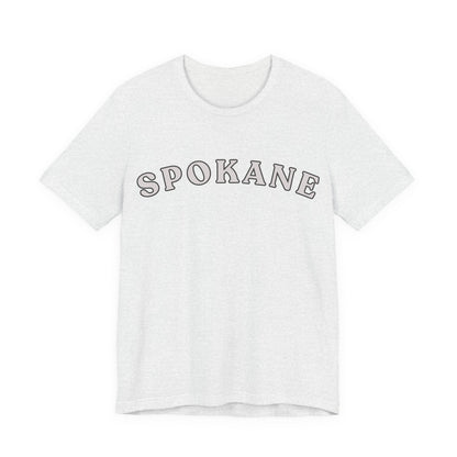 Spokane Retro Arch T-Shirt — Vintage College Style Tee