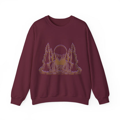 Nature-Inspired Crewneck Sweatshirt | Cozy Nature Enthusiasts | True North
