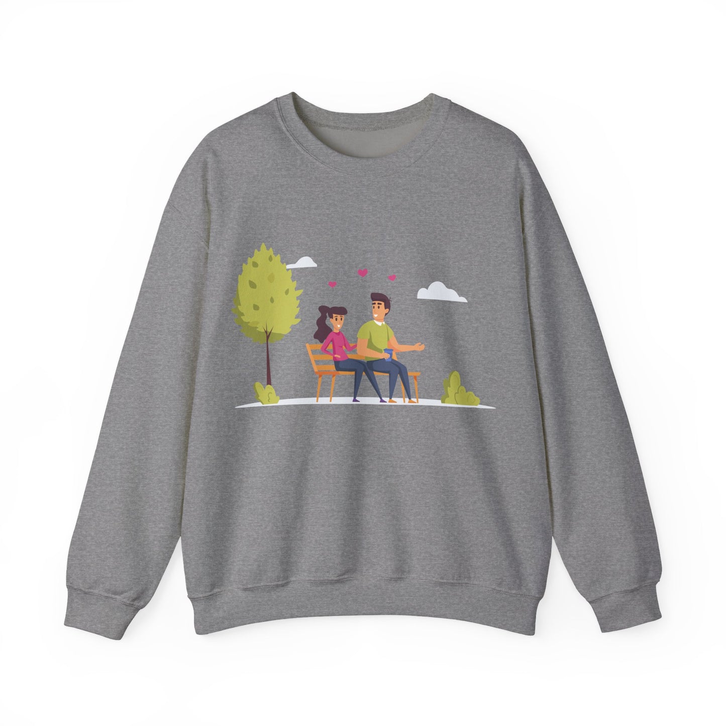 Cute Couple Crewneck Sweatshirt | Cozy Relationship Apparel | True North