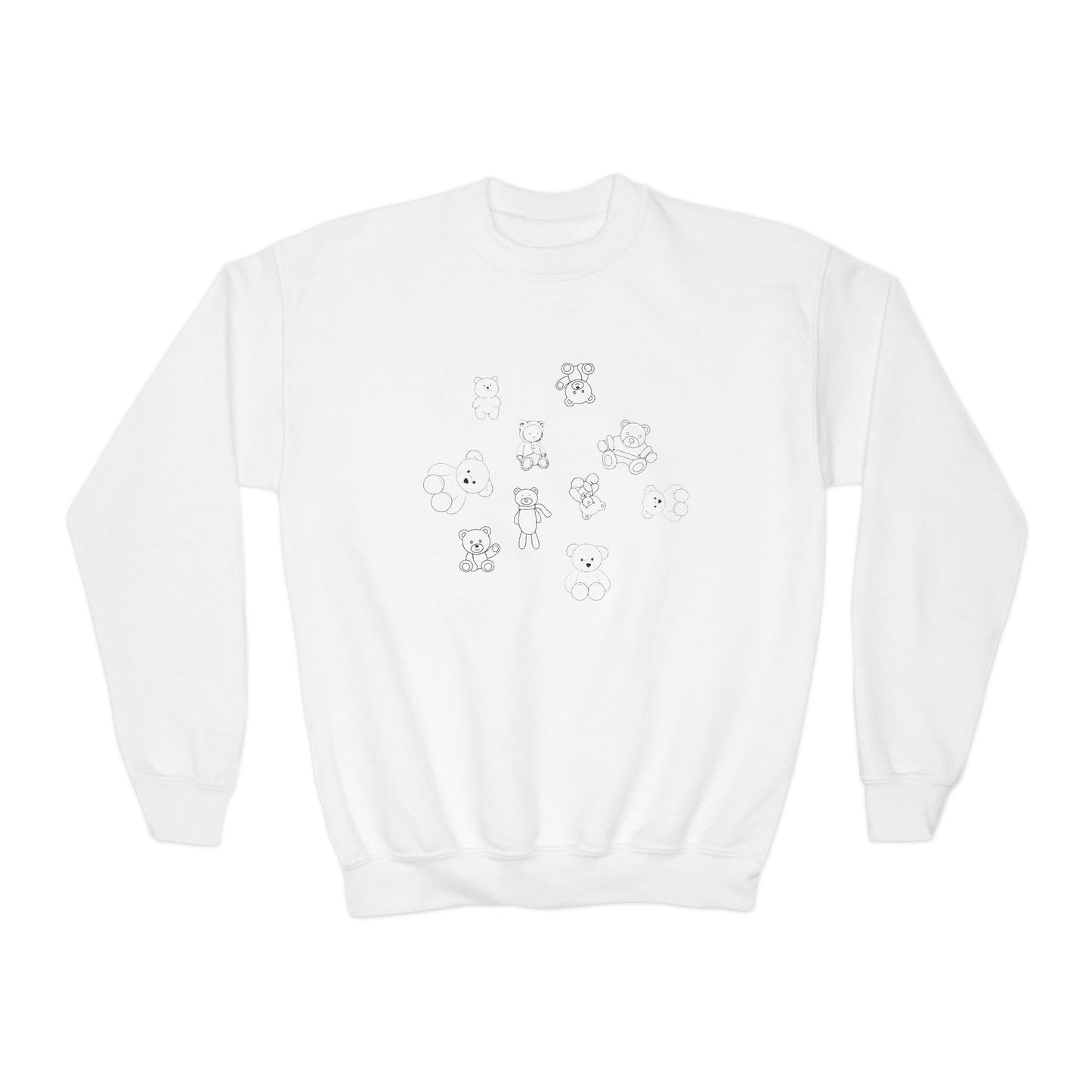 Cute Bear Graphic Youth Crewneck Sweatshirt | Cozy  Holidays | True North