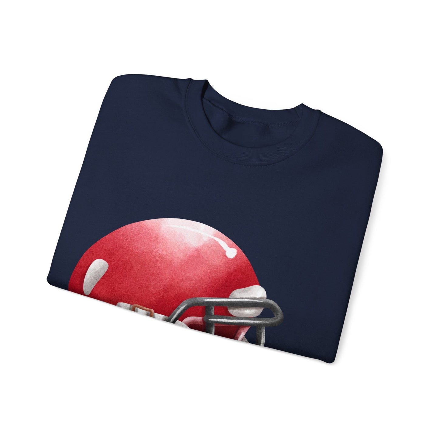 Football Helmet Crewneck Sweatshirt | Athletes and Game Day | True North