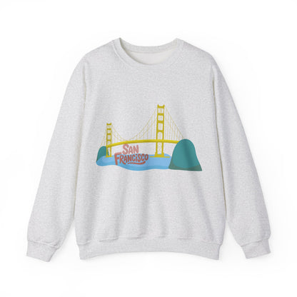 San Francisco Bridge Sweatshirt | California Travel Souvenir | True North