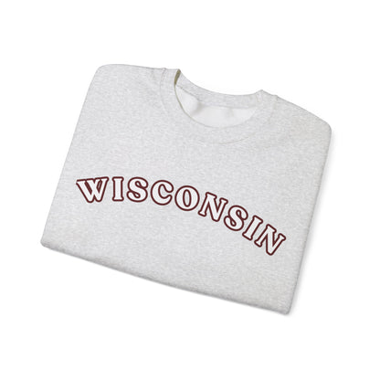 Wisconsin Arch Unisex  Sweatshirt | Soft Cotton Fit | True North