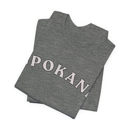 Spokane Retro Arch T-Shirt — Vintage College Style Tee
