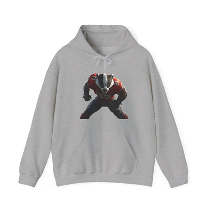 Madison Athletic Badger Hoddie Men/Unisex Animal Mascot | Soft Midweight | True North