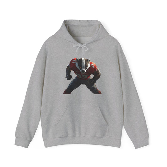 Madison Athletic Badger Hoddie Men/Unisex Animal Mascot | Soft Midweight | True North