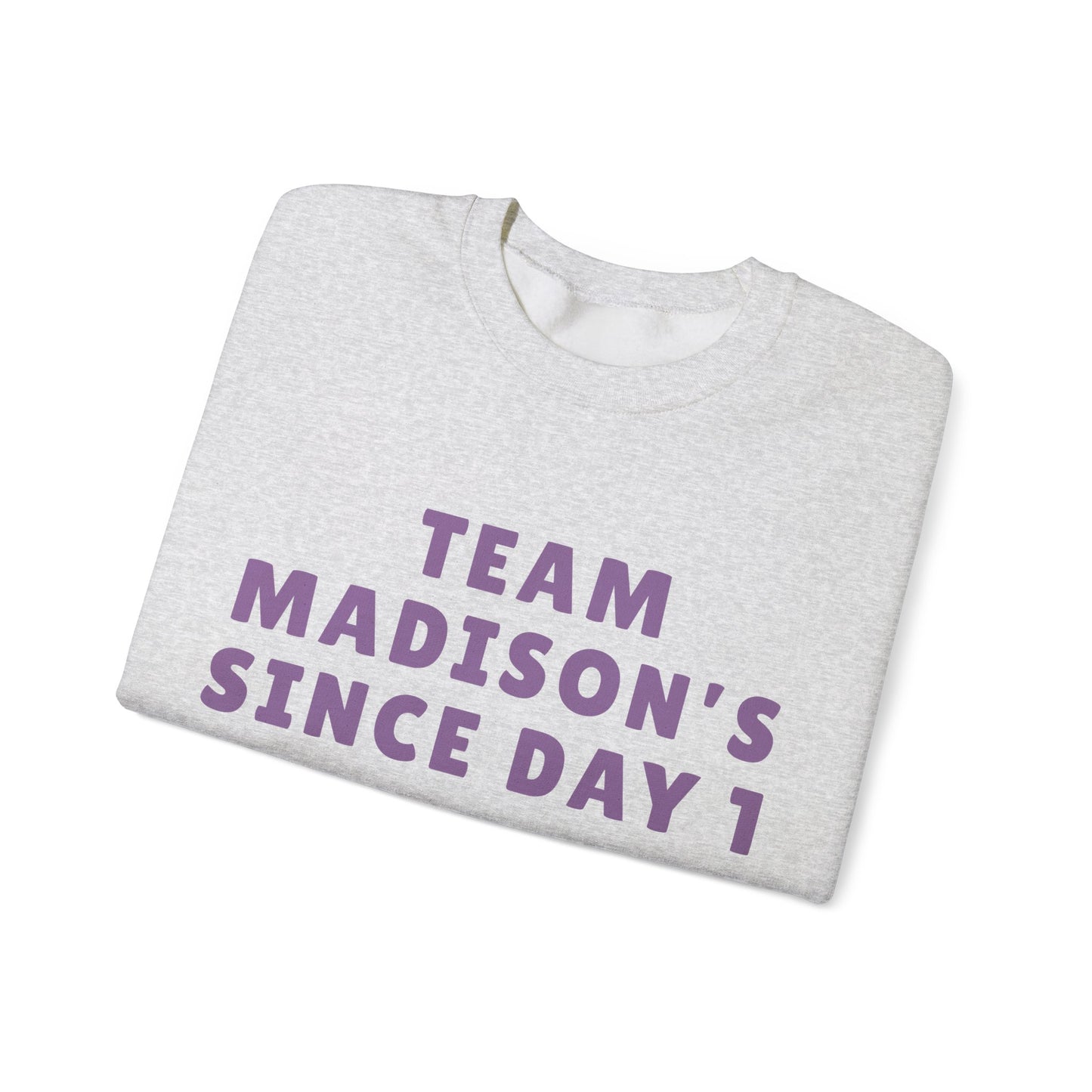 Madison Team Madison Since Day 1 Unisex Sweatshirt | Soft Cotton Fit | True North