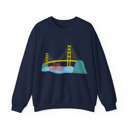 San Francisco Bridge Sweatshirt | California Travel Souvenir | True North