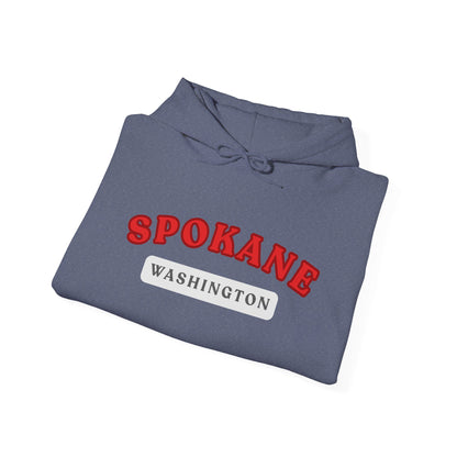 Spokane Washington Pullover Hoodie – Classic Collegiate City Sweatshirt