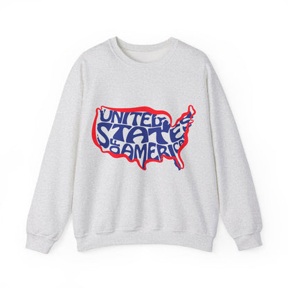 USA Map Crewneck Sweatshirt | True North