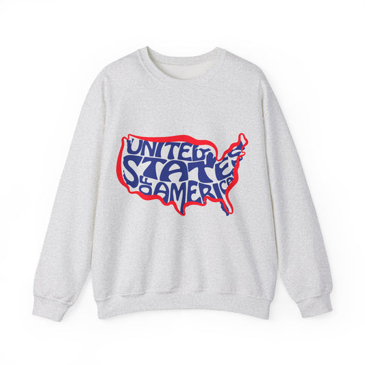 USA Map Crewneck Sweatshirt | True North
