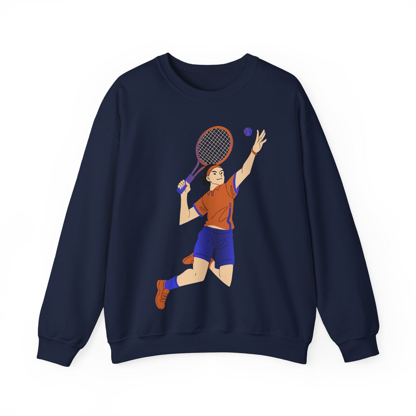 Tennis Graphic Crewneck Sweatshirt | Casual Play | True North