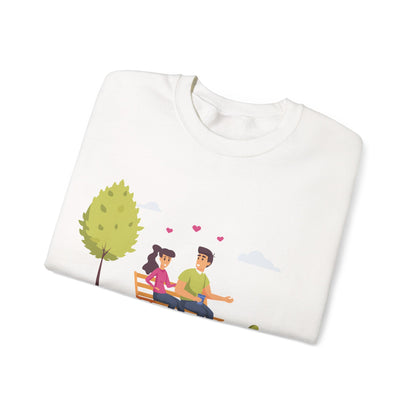 Cute Couple Crewneck Sweatshirt | Cozy Relationship Apparel | True North
