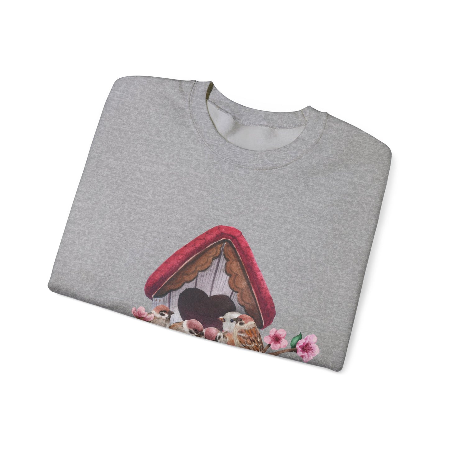 Cozy Birdhouse Crewneck Sweatshirt | Heavy Blend Pullover | True North
