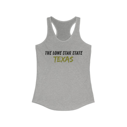 The LONE STAR STATE TEXAS | Women’s Ideal Racerback Tank | True North