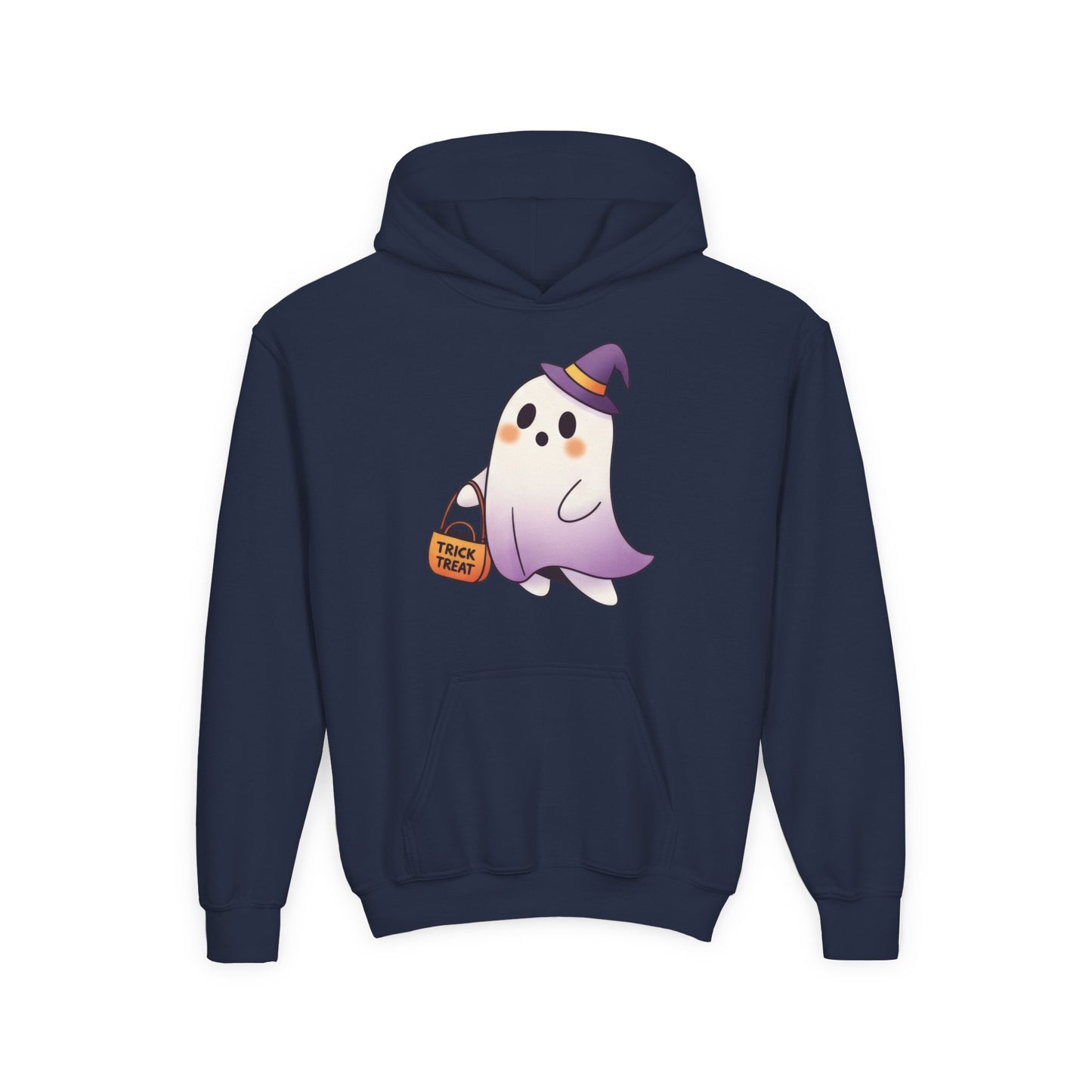 Youth Ghost Hoodie for Halloween | Comfy Fall Sweatshirt | True North