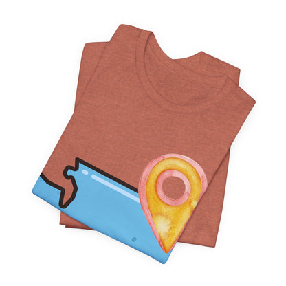 SPOKANE Map T-Shirt with Location Pin — Travel & Home Pride Tee